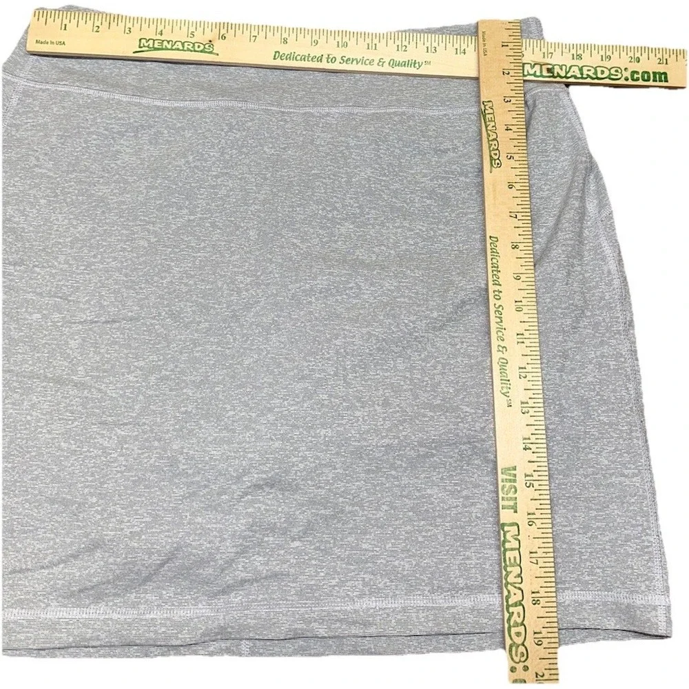 Duluth Trading Co NoGA Classic Stretch Skort Skirt Gray Pockets Women's‎ L $49 - Picture 9 of 10
